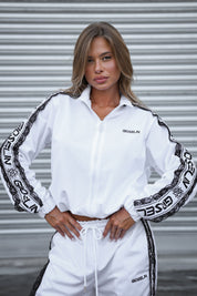 White Embroidery Tracksuit