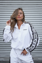 White Embroidery Tracksuit