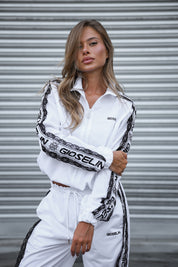 White Embroidery Tracksuit
