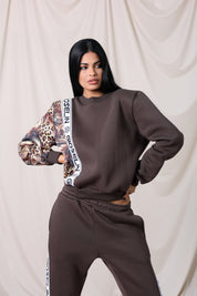 Wild Elegance Brown Suit