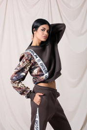 Wild Elegance Brown Suit