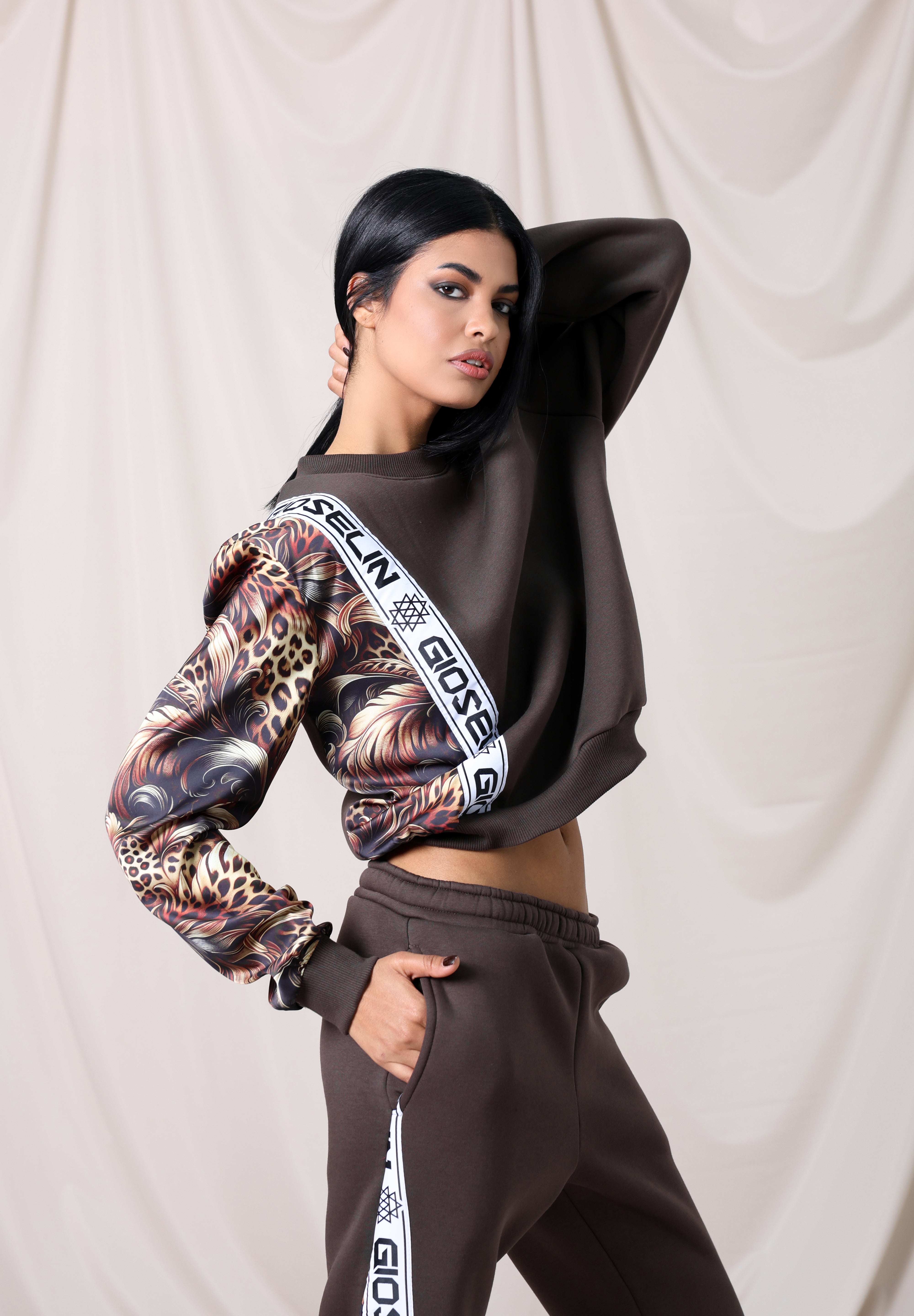 Wild Elegance Brown Suit