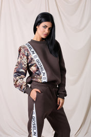 Wild Elegance Brown Suit