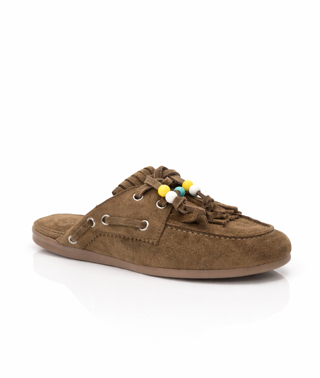 Sabot Scamosciato Beige
