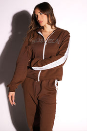 Brown Rhinestone Jumpsuit