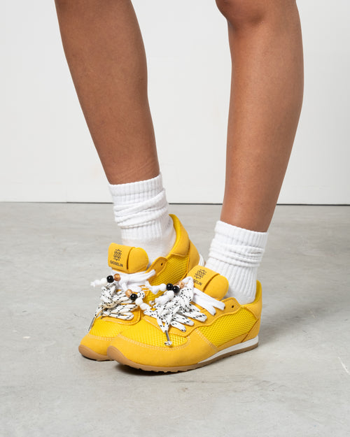 Load image 1 in gallery view. Sneakers donna leggere LOW - Gialla