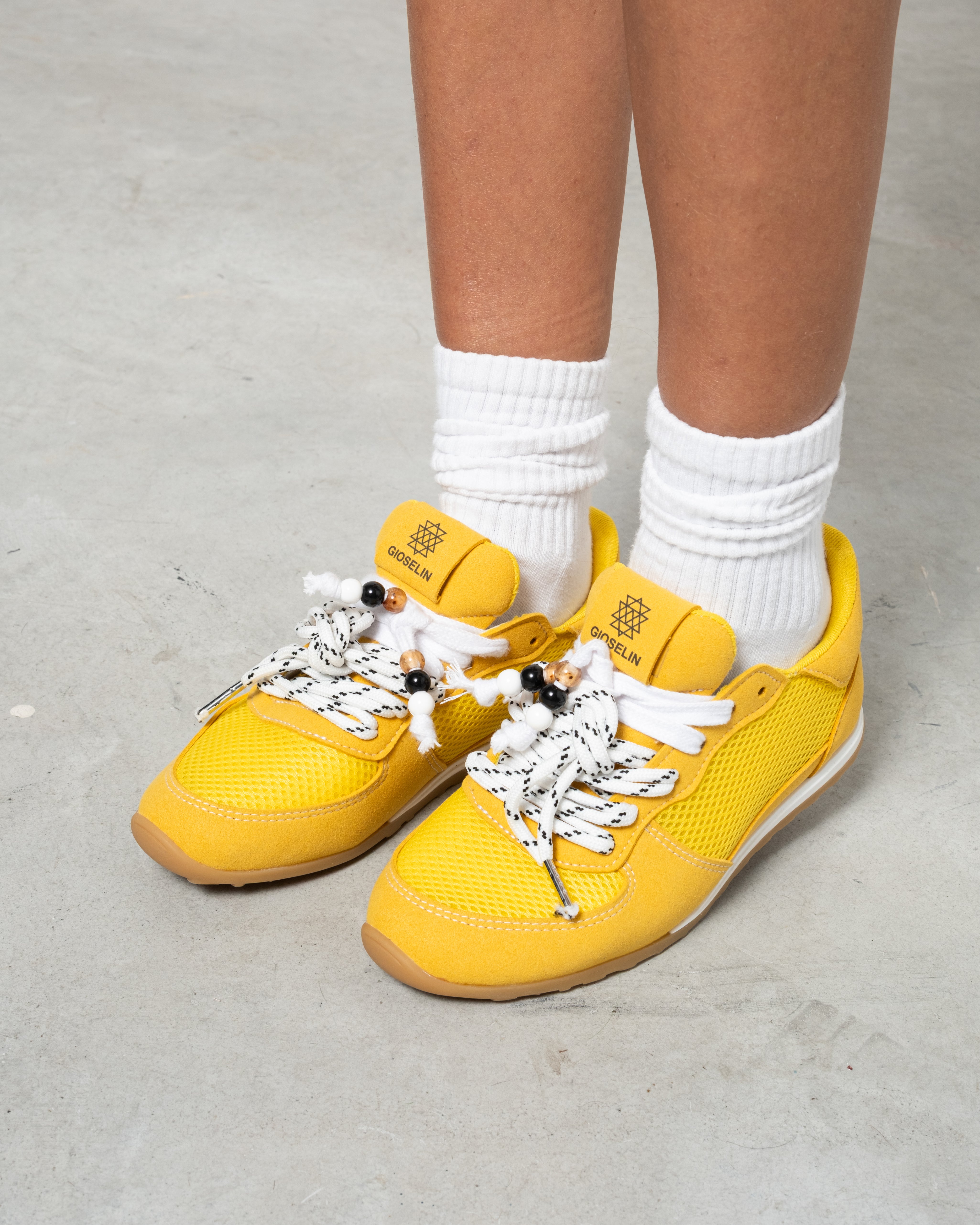 Sneakers donna leggere LOW - Gialla