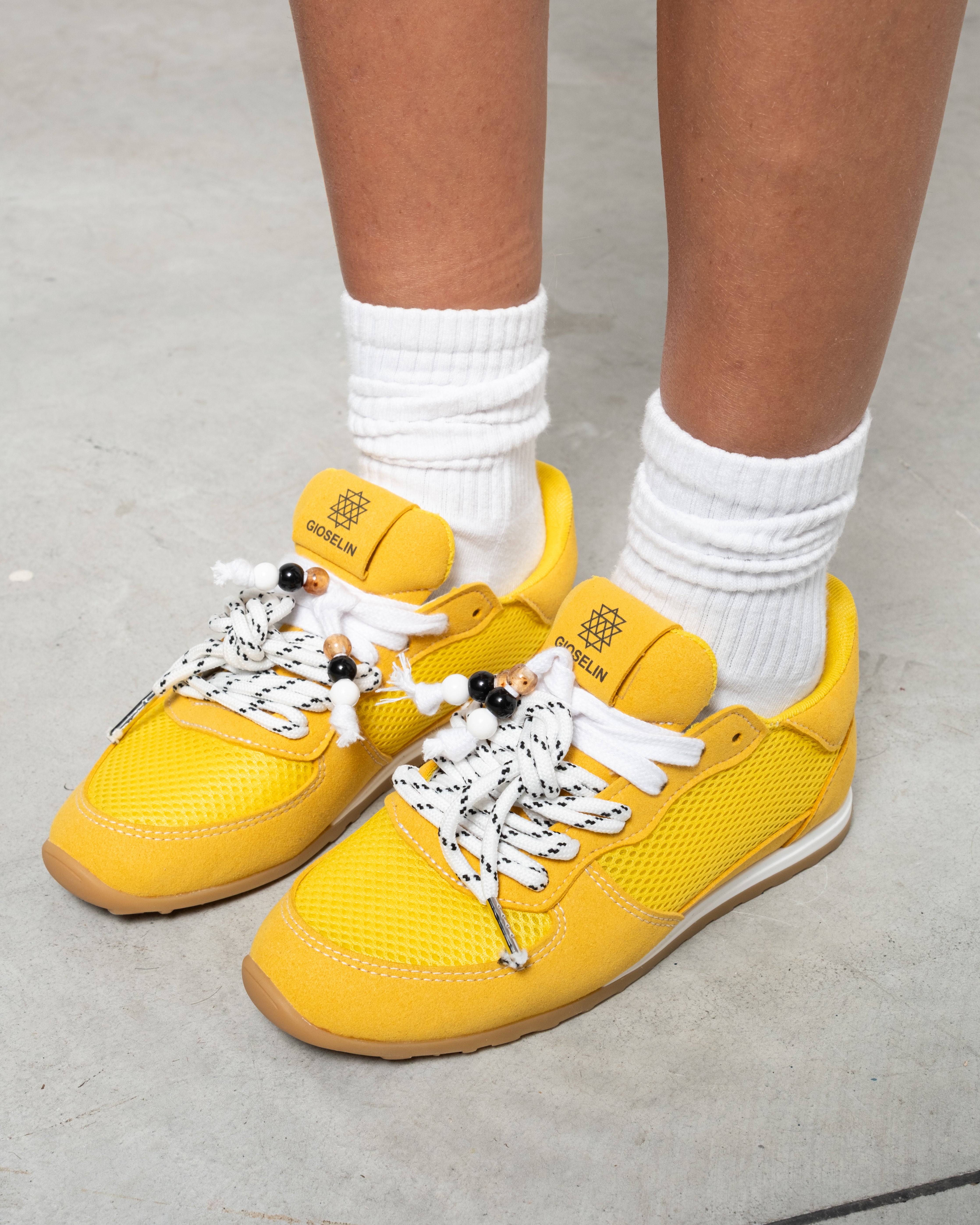 Sneakers donna leggere LOW - Gialla