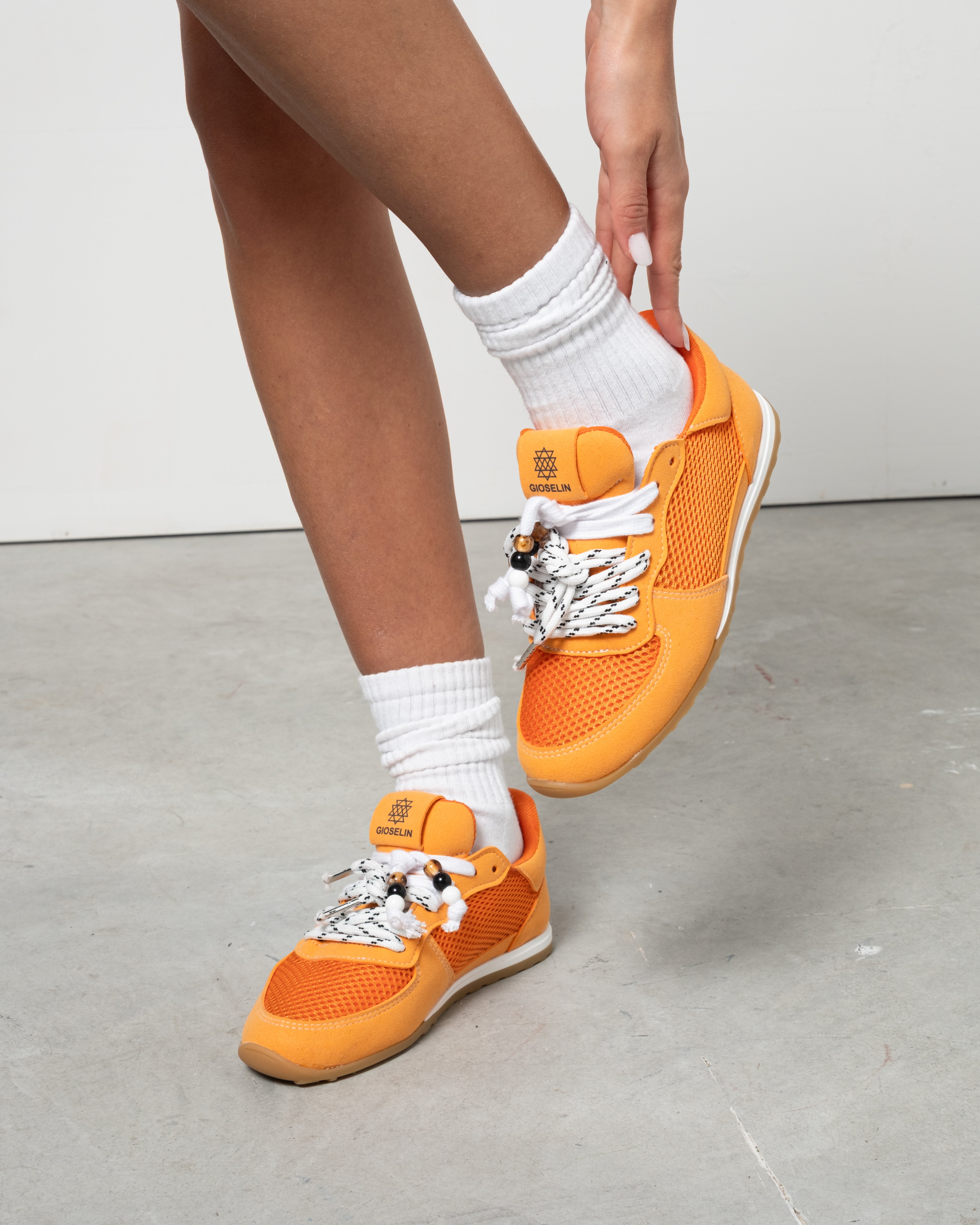 Sneakers donna leggere LOW - Arancio
