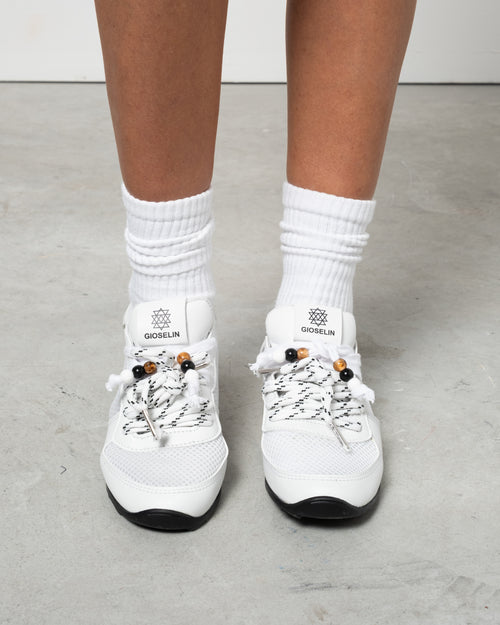 Load image 1 in gallery view. Sneakers donna leggere LOW - Bianca