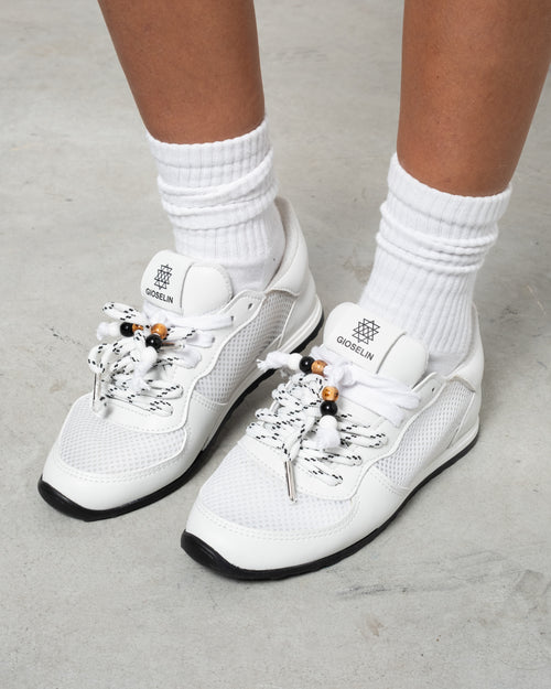 Load image 1 in gallery view. Sneakers donna leggere LOW - Bianca