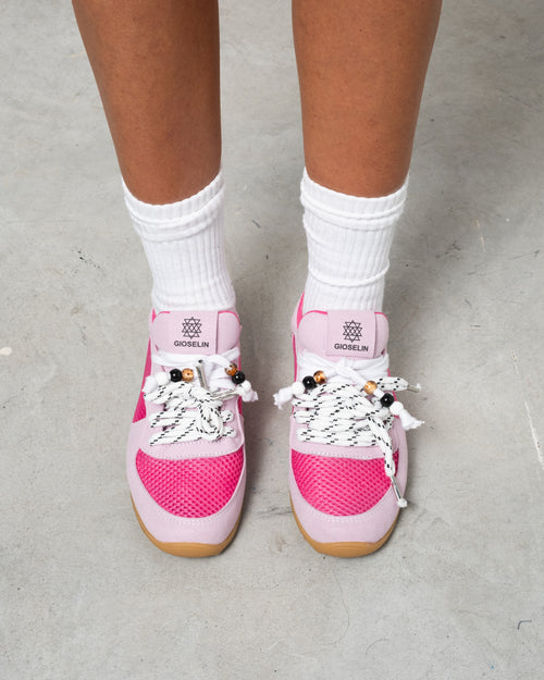 Load image 1 in gallery view. Sneakers donna leggere LOW - Rosa