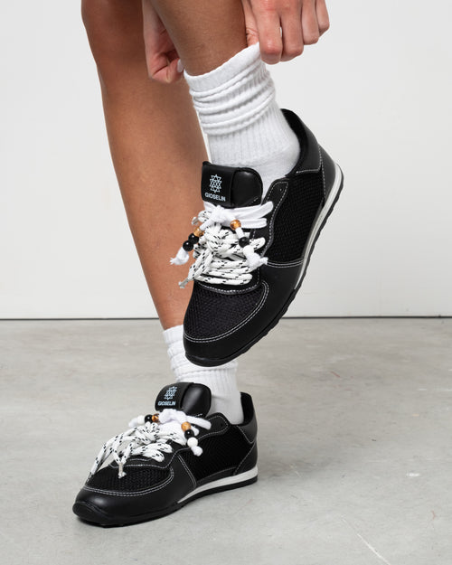Load image 1 in gallery view. Sneakers donna leggere LOW - Nera