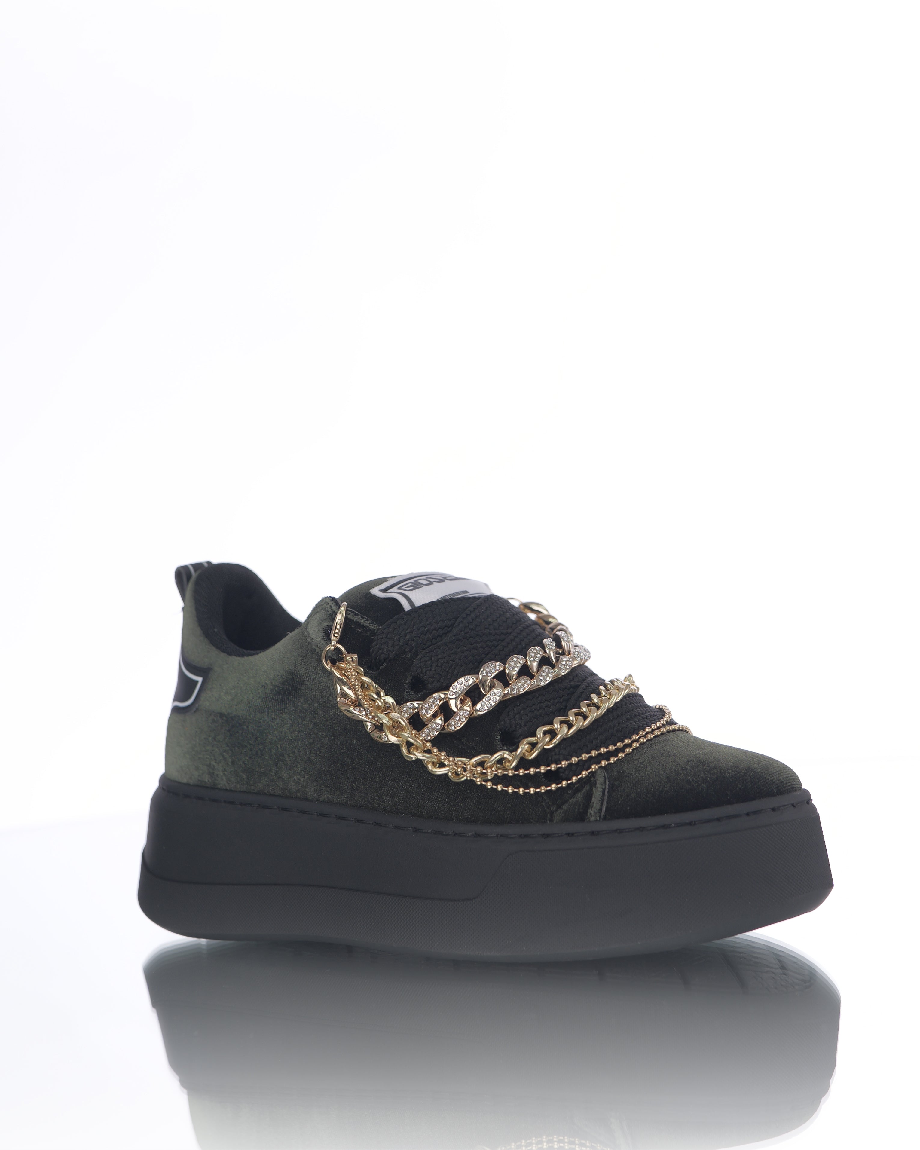 Green Velvet Necklace