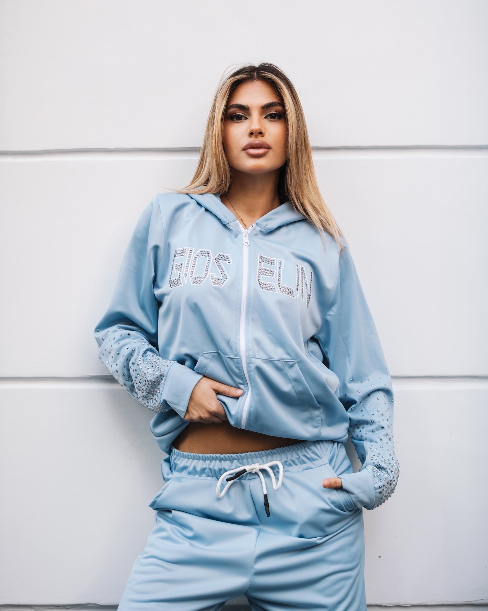 Light Blue Diamond Tracksuit
