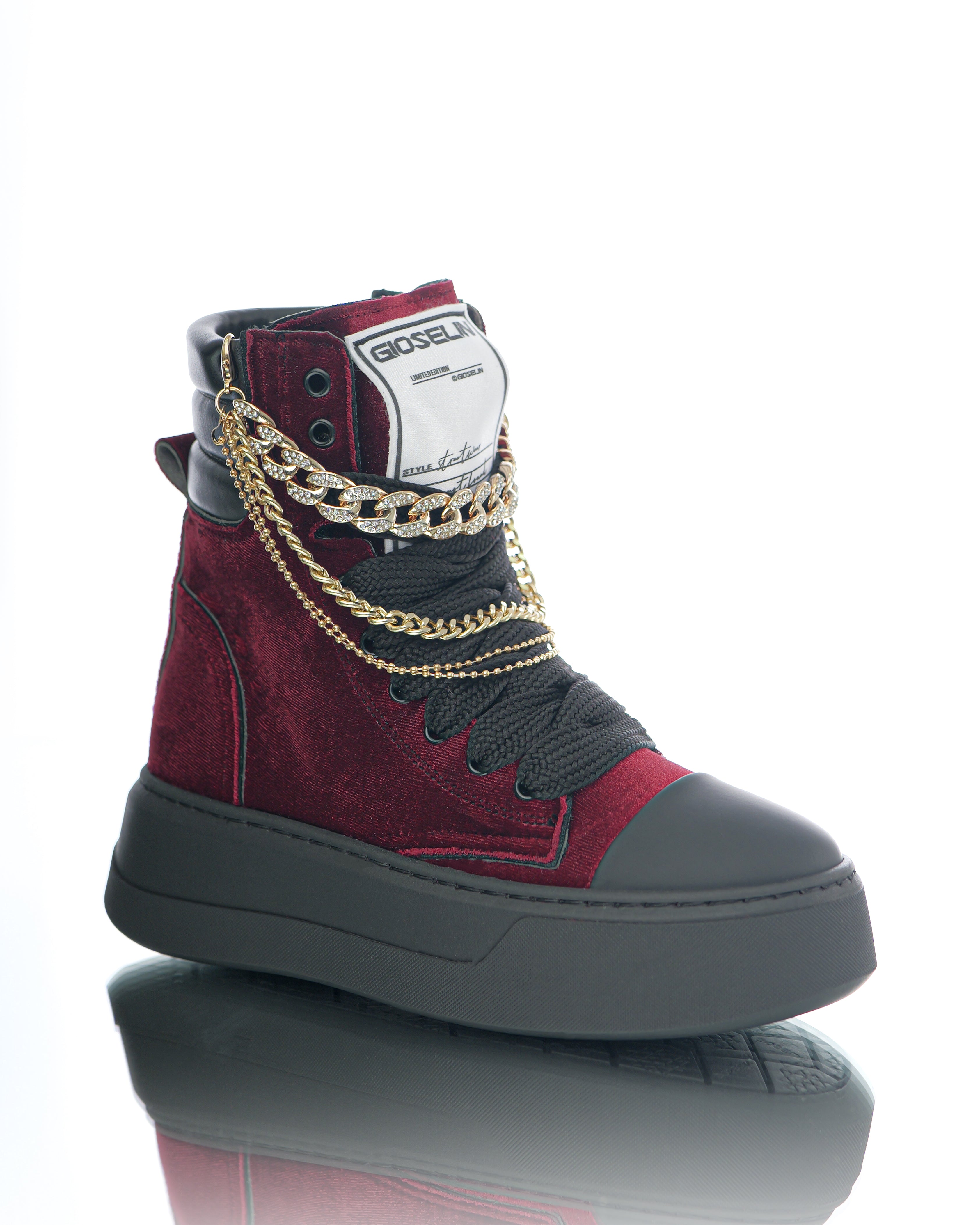 Nit-up Collier Velvet Bordeaux