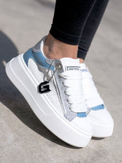 STAR Silver Glitter Denim