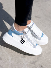 STAR Silver Glitter Denim