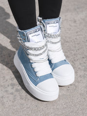 Nit-up Collier Denim Silver