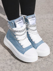 Nit-up Collier Denim Silver