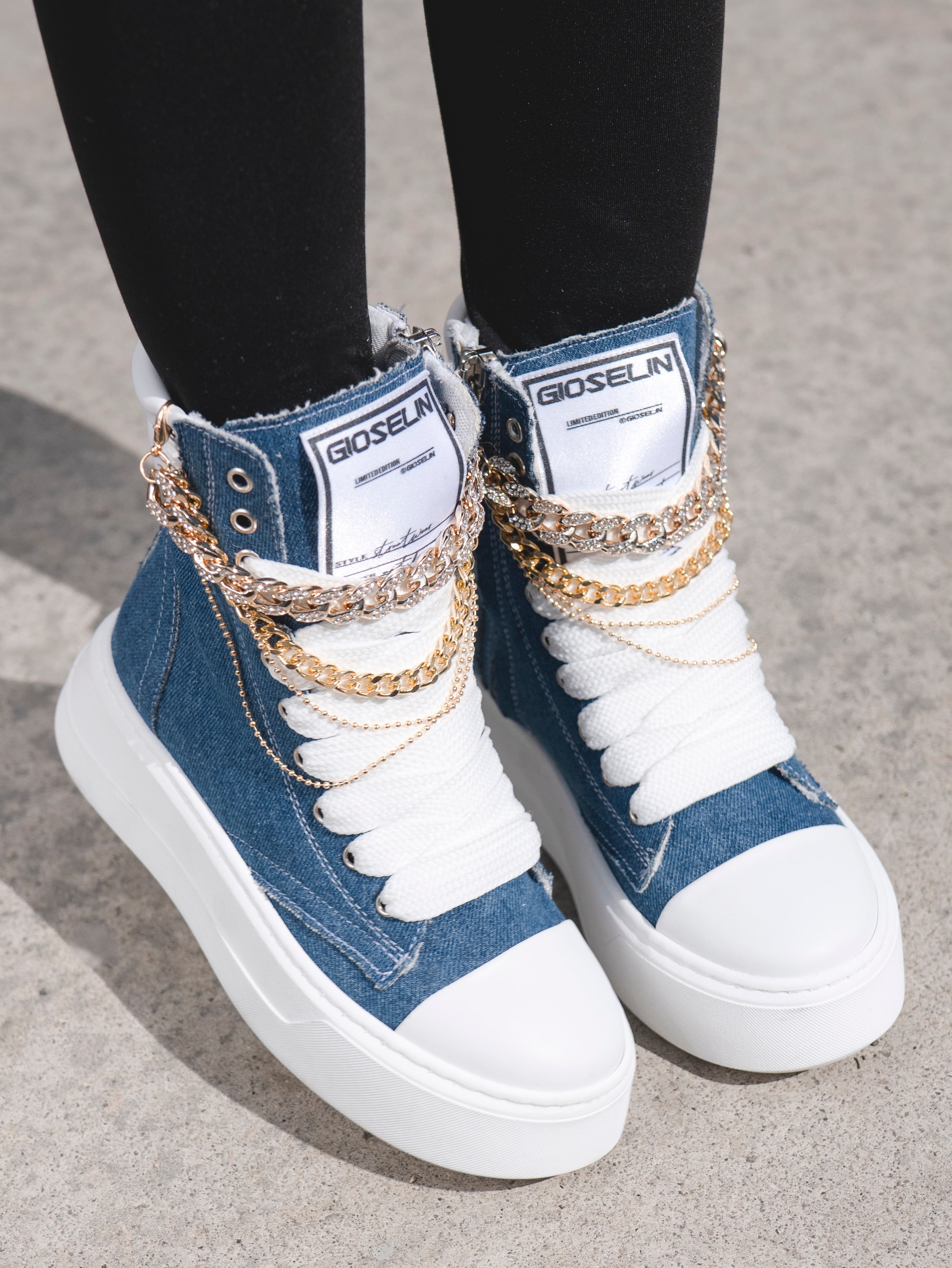 Nit-up Collier Denim Gold