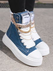 Nit-up Collier Denim Gold