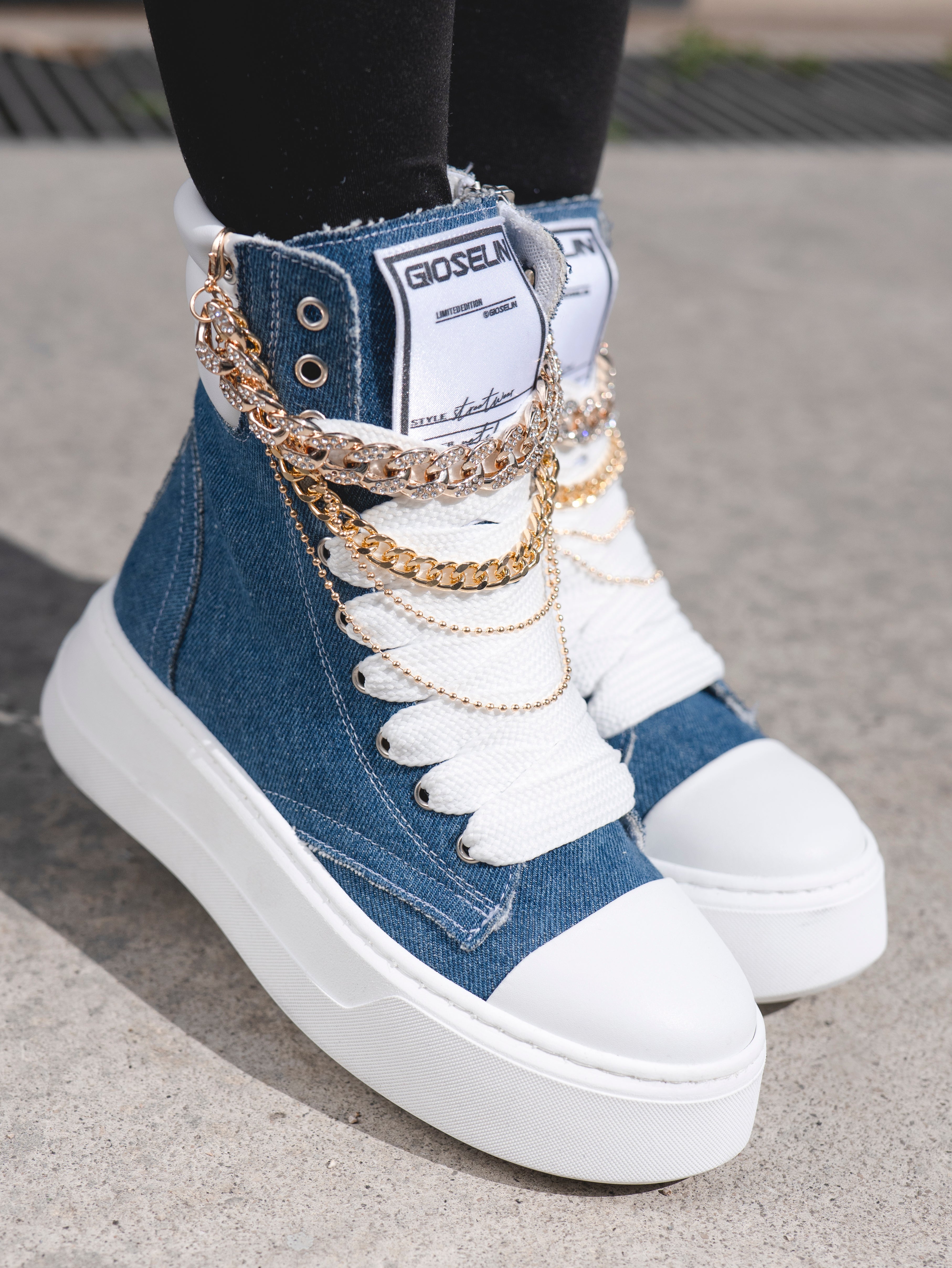 Nit-up Collier Denim Gold