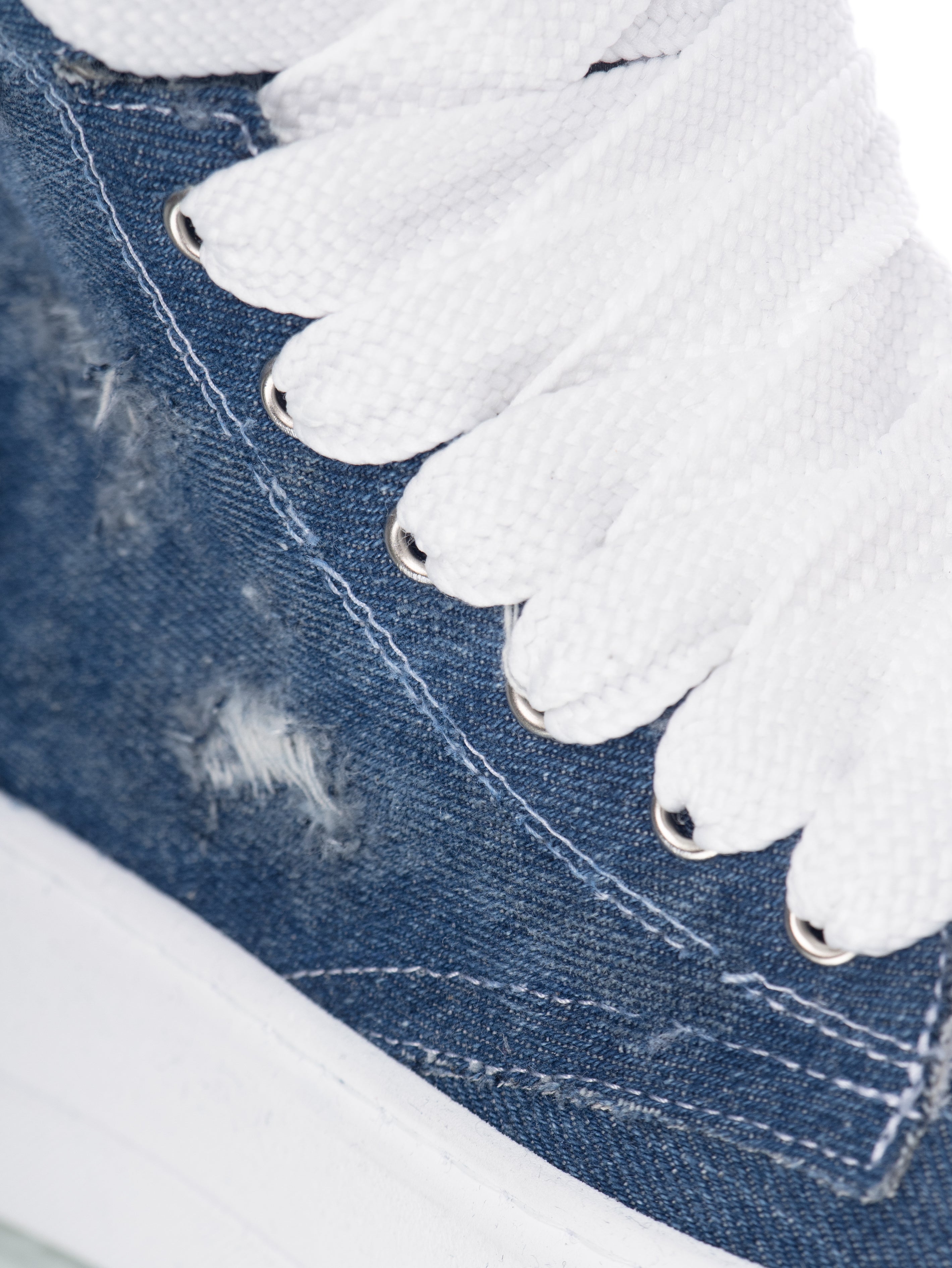 Nit-up Ripped Denim Blue
