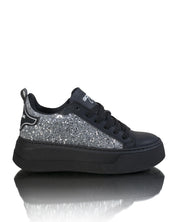 Nill Nero Glitter Argento - Gioselin 